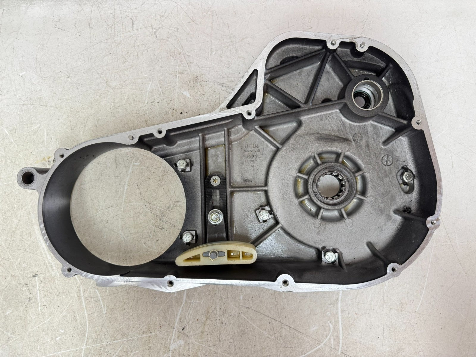 2003 HARLEY ELECTRA GLIDE Inner Primary Clutch Backing Plate Case Housing