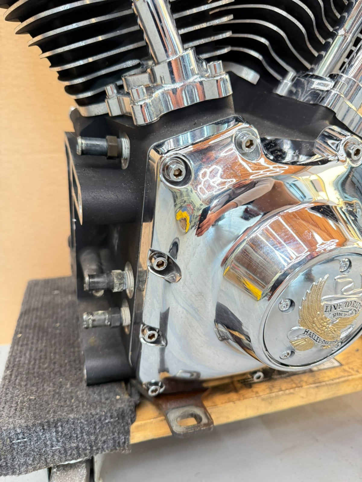 2003 HARLEY DYNA WIDE GLIDE Engine Motor Twin Cam 88 1450 Runs see video