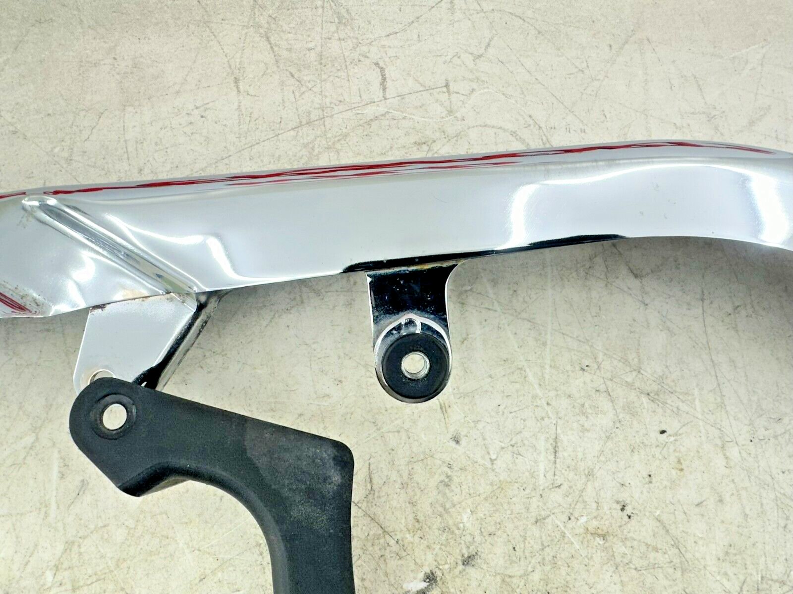 2001 HARLEY DAVIDSON SOFTAIL Chrome Upper Black Lower Belt Guard