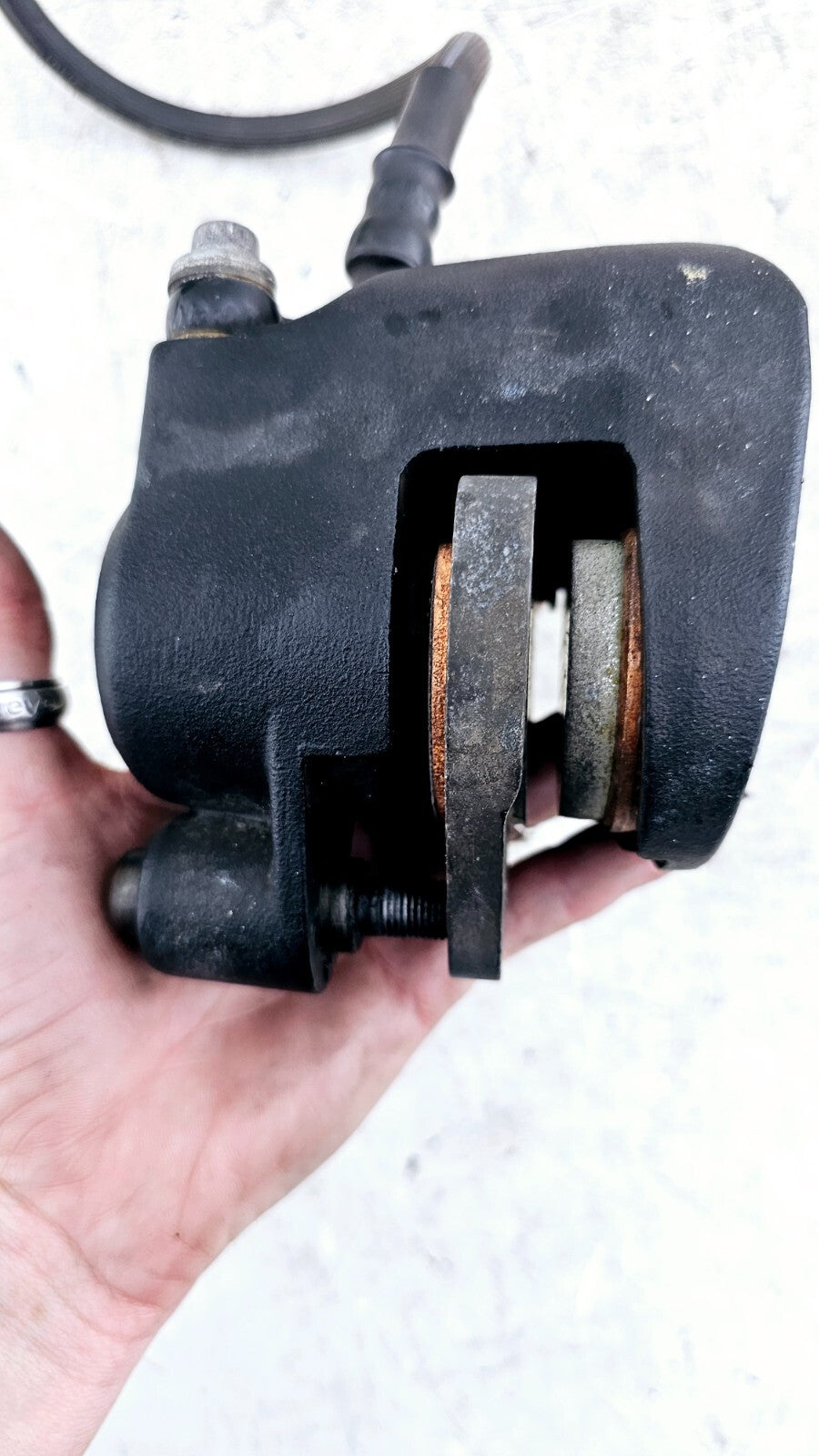 1999 HARLEY SOFTAIL Brake Master Cylinder Braided Hose Caliper