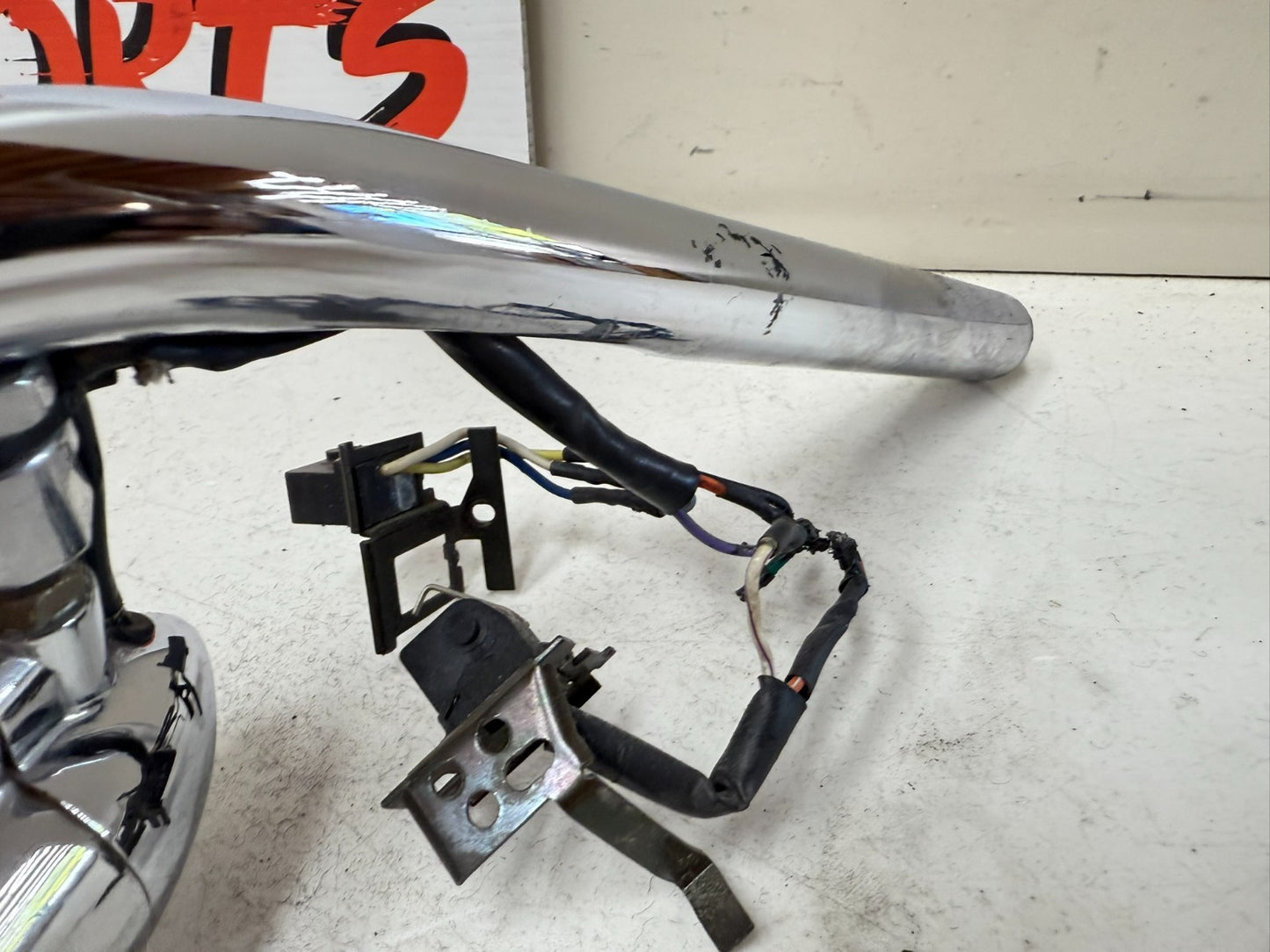 1997 HARLEY DAVIDSON SOFTAIL OEM Handlebar Handle Bars + Turn Signal Hidden Wire