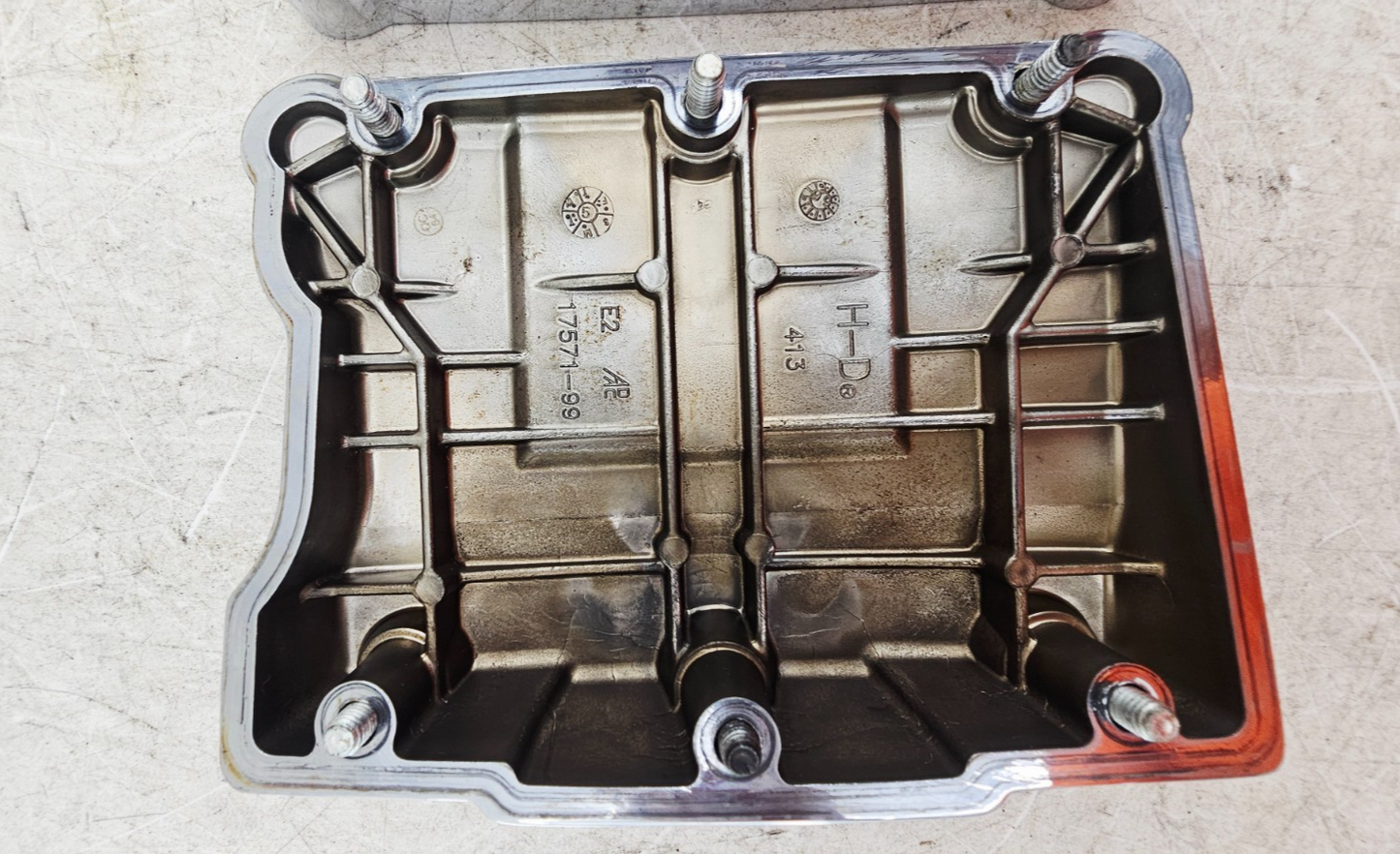 2000 HARLEY FLH ROADKING Chrome Cylinder Head Rocker Boxes 17593-99