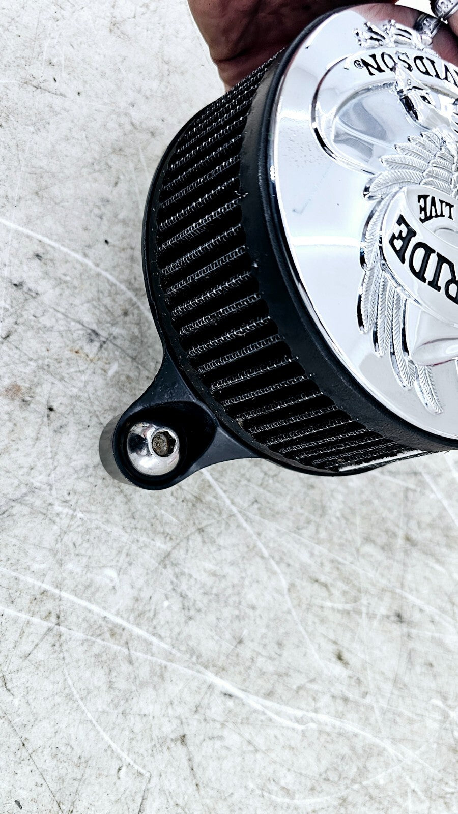 1999 HARLEY SOFTAIL Live to Ride Eagle Air Intake Filter Cleaner