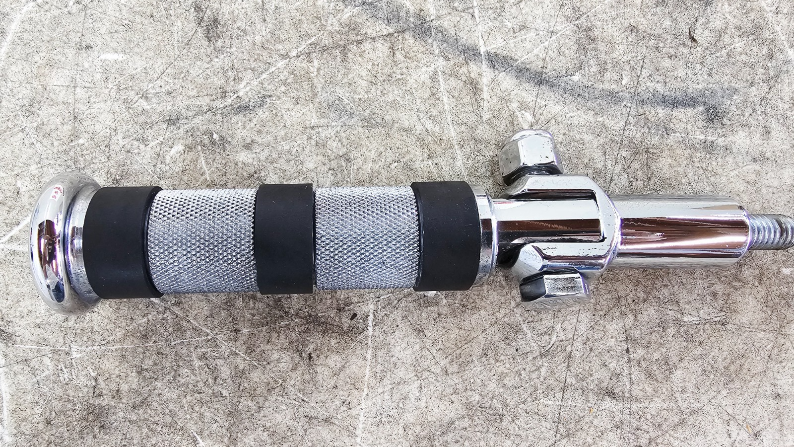 2003 HARLEY SOFTAIL DEUCE Chrome Passenger Billet Foot Peg Footpeg Footrests