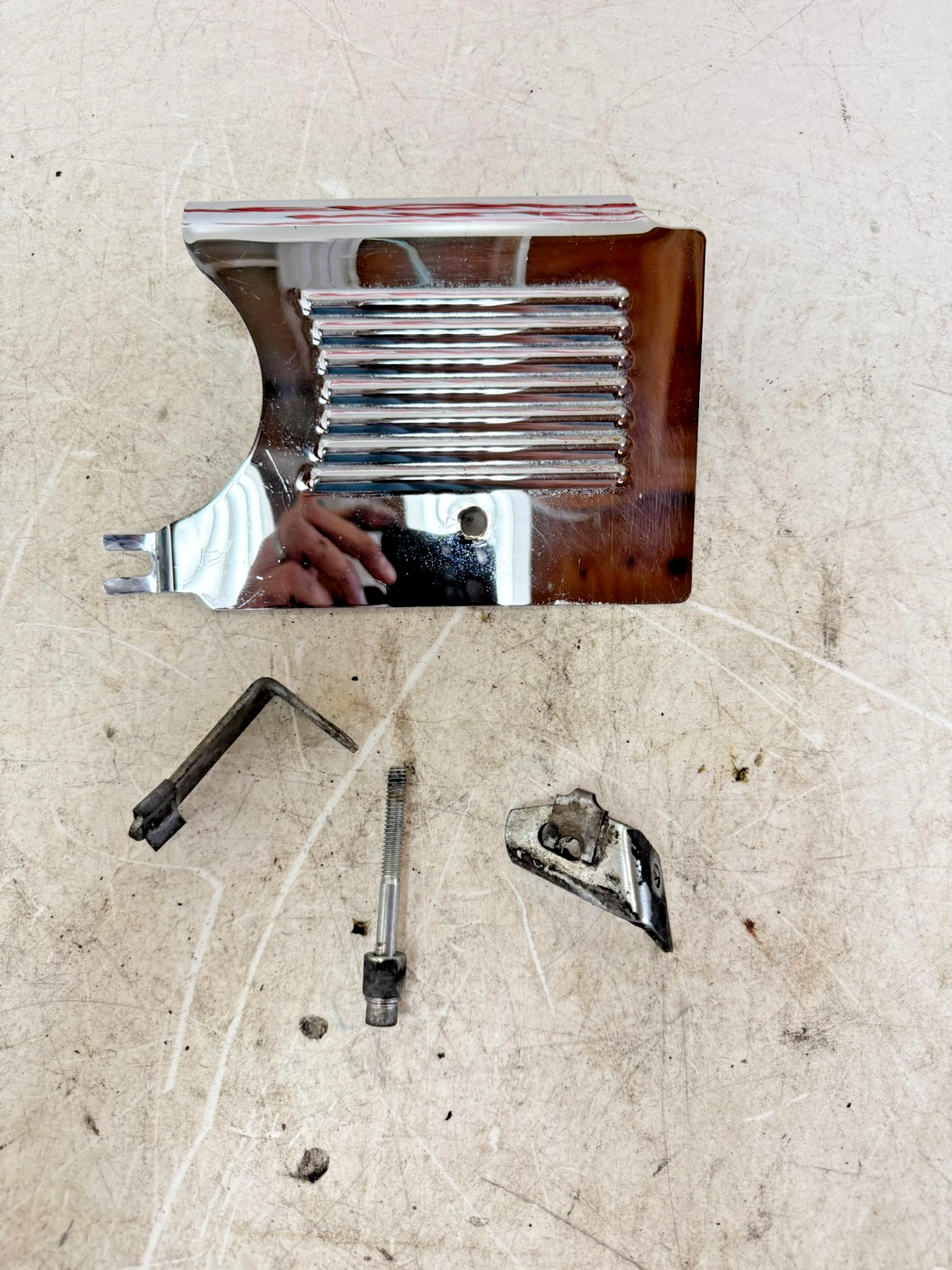 1997 HARLEY DAVIDSON SOFTAIL Chrome Transmission Oil Pump Cover