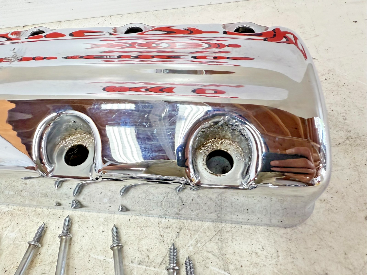2001 HONDA VALKYRIE INTERSTATE  Valve Head Chrome Cover Bolts + MTG Hardware