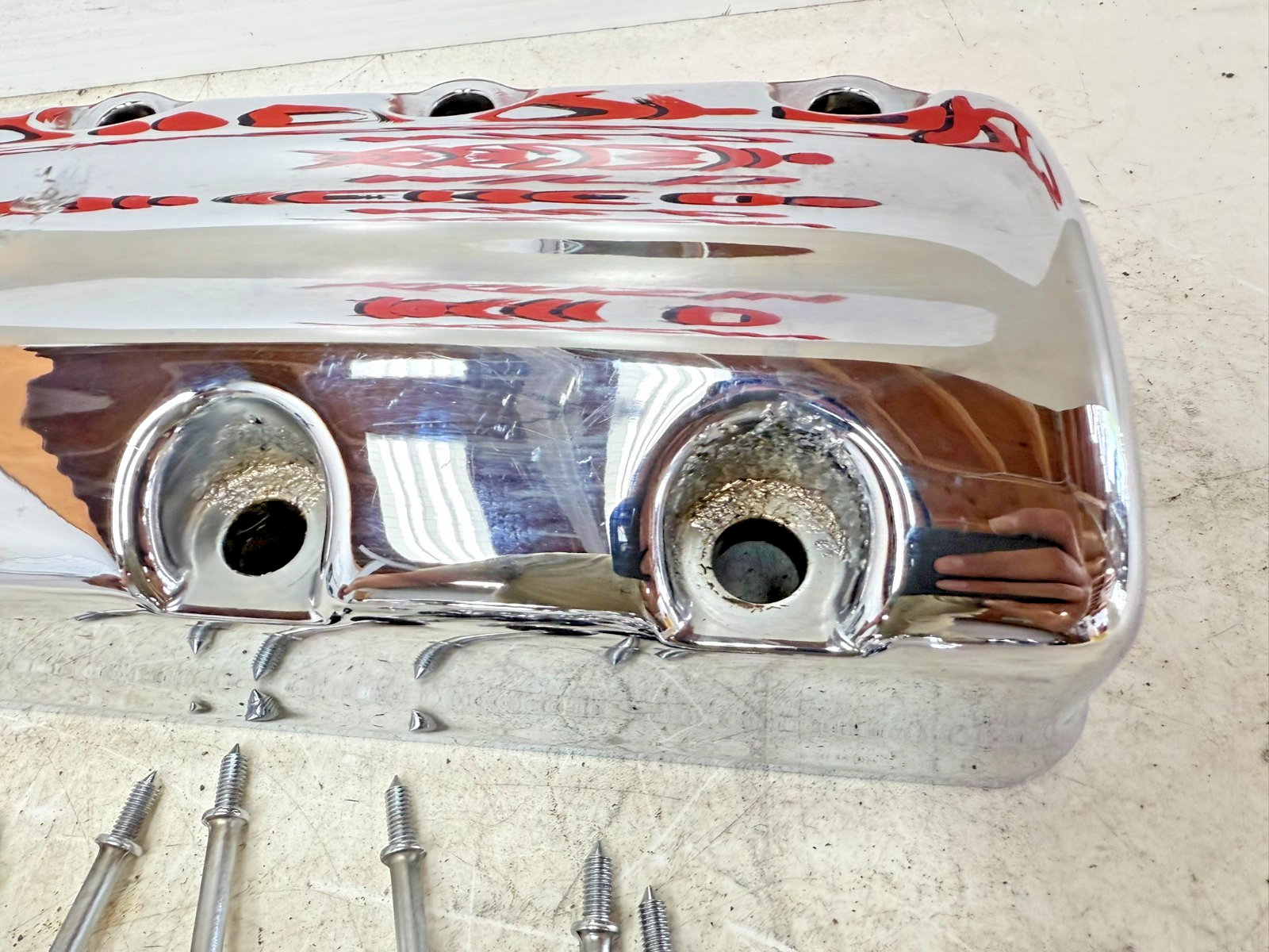 2001 HONDA VALKYRIE INTERSTATE  Valve Head Chrome Cover Bolts + MTG Hardware