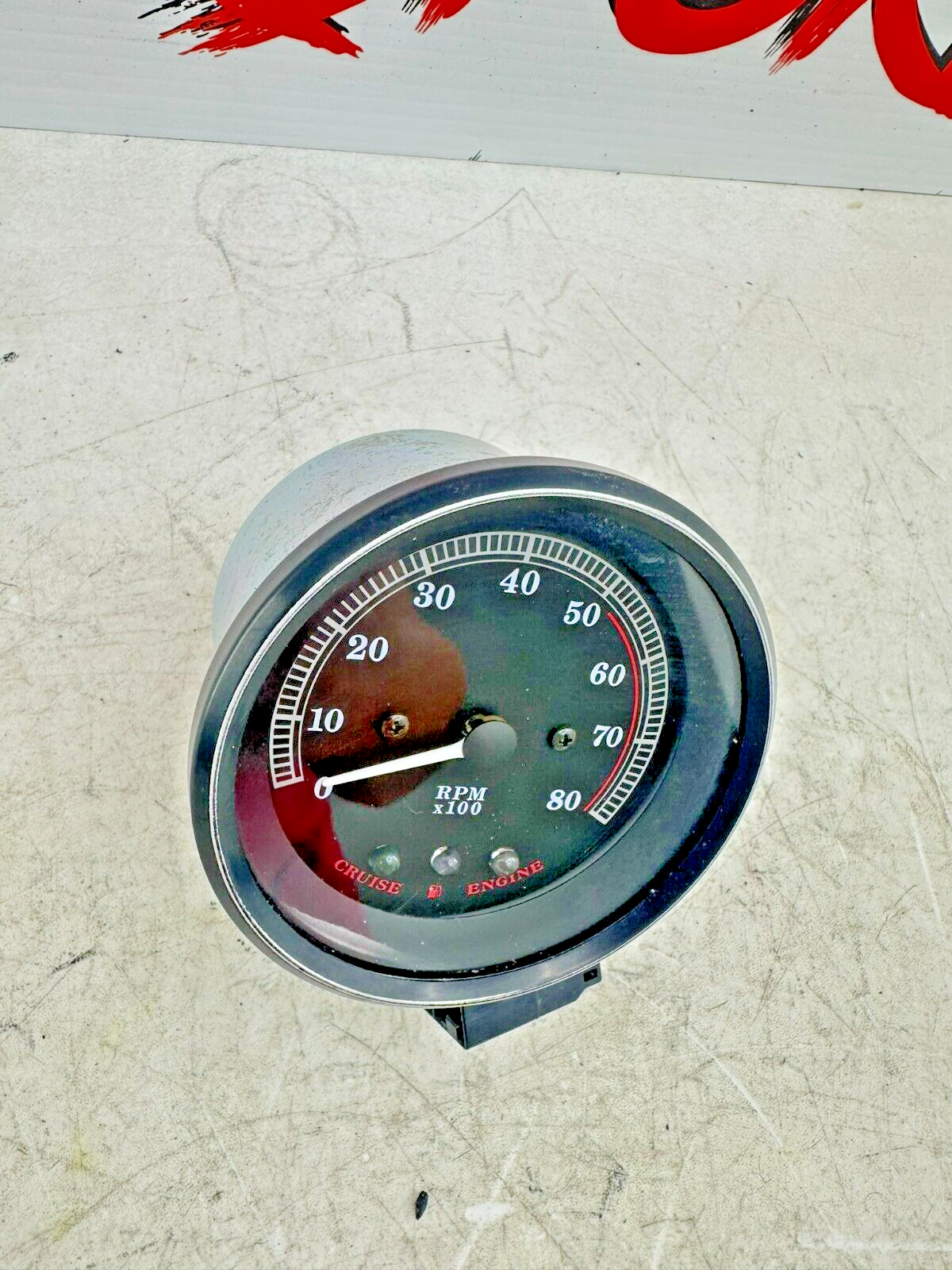 1999 HARLEY FLH ELECTRA GLIDE RPM TACHOMETER TACH GAUGE BLACK