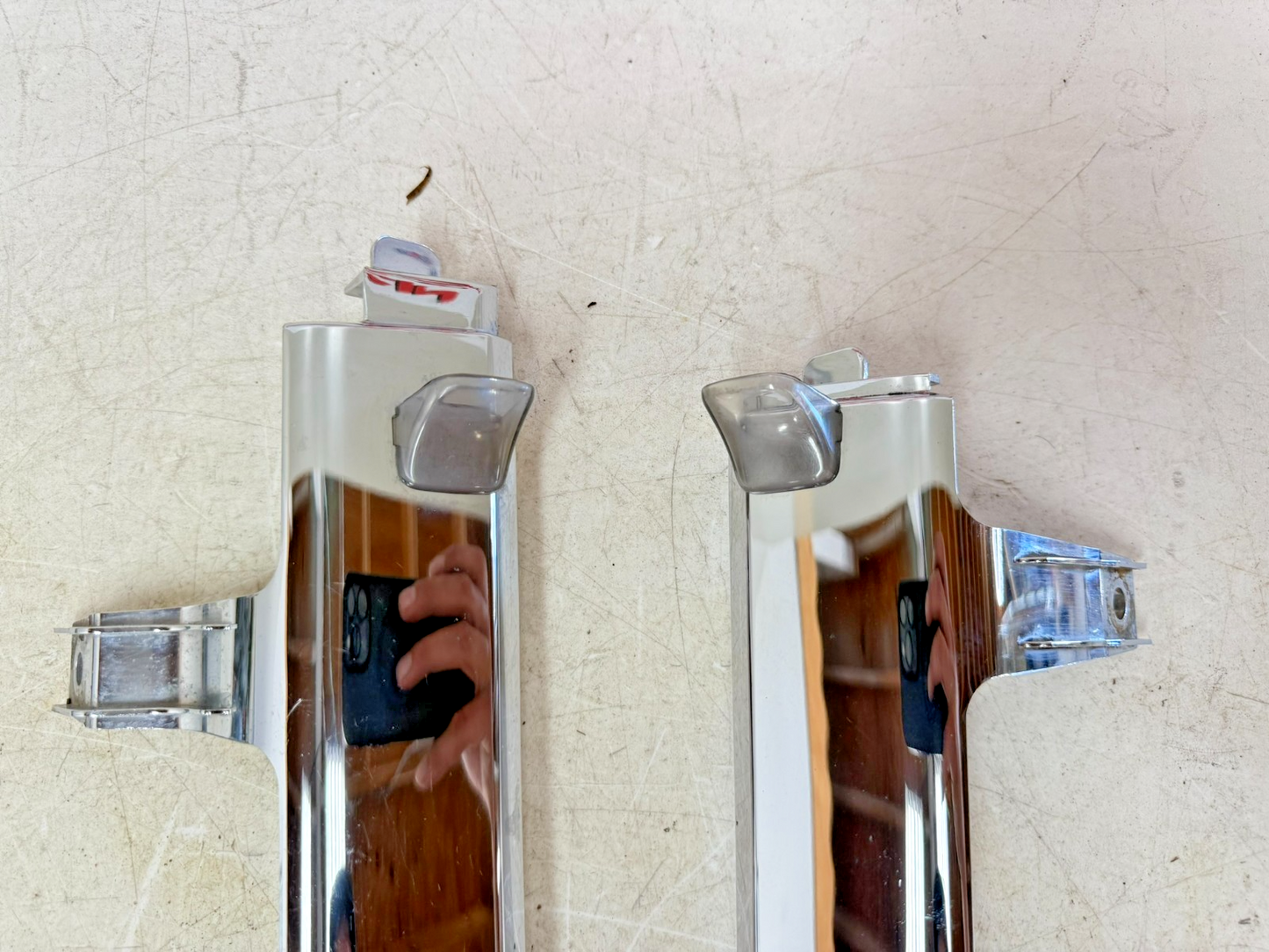 2002 Honda Goldwing GL1800 Engine Fuel Injector Head Cover Right Left Chrome