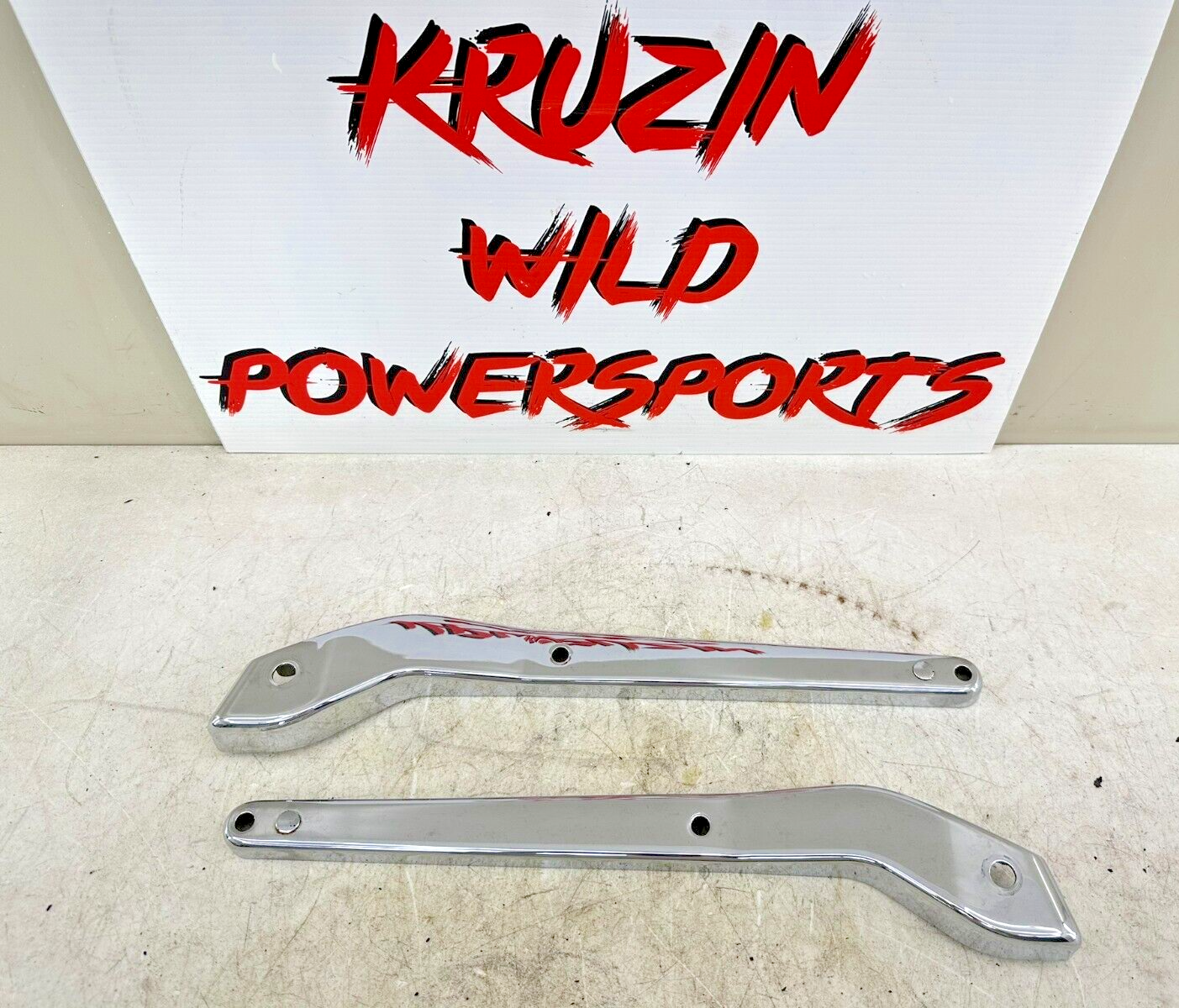 1997 HARLEY DYNA OEM HD Rear Fender Frame Strut Arm Bars