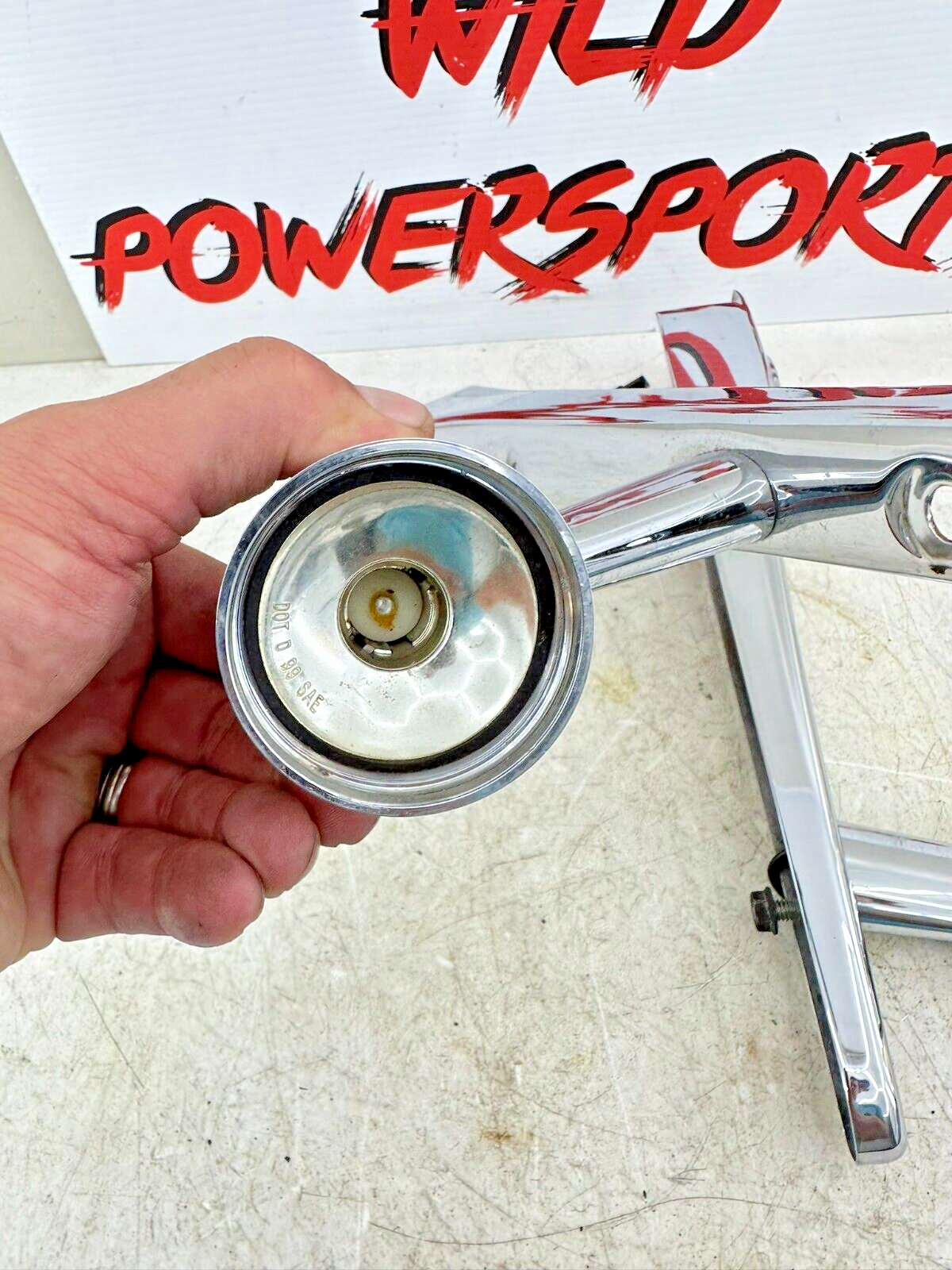 2004 UP HARLEY DAVIDSON SPORTSTER Chrome Right Left Turn Signals+ Strut Arm