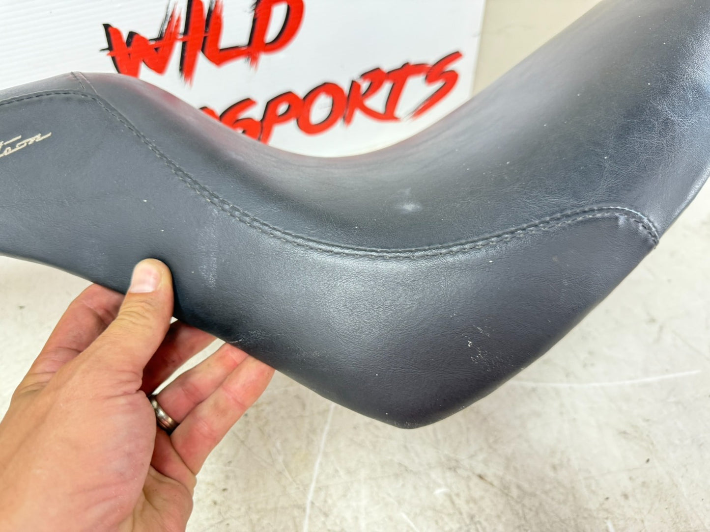 1997 HARLEY DAVIDSON SOFTAIL Gun Slinger OEM Driver Seat Saddle 2 Up 