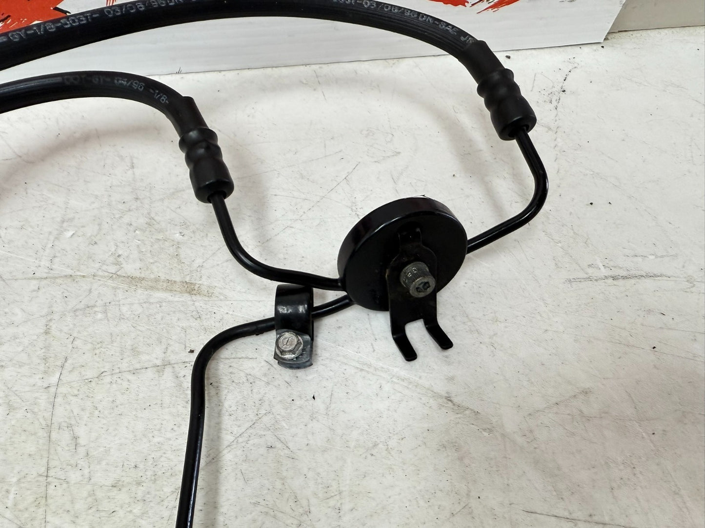 1997 Harley Davidson Sportster Front Brake Master Cylinder & Dual Caliper Hose