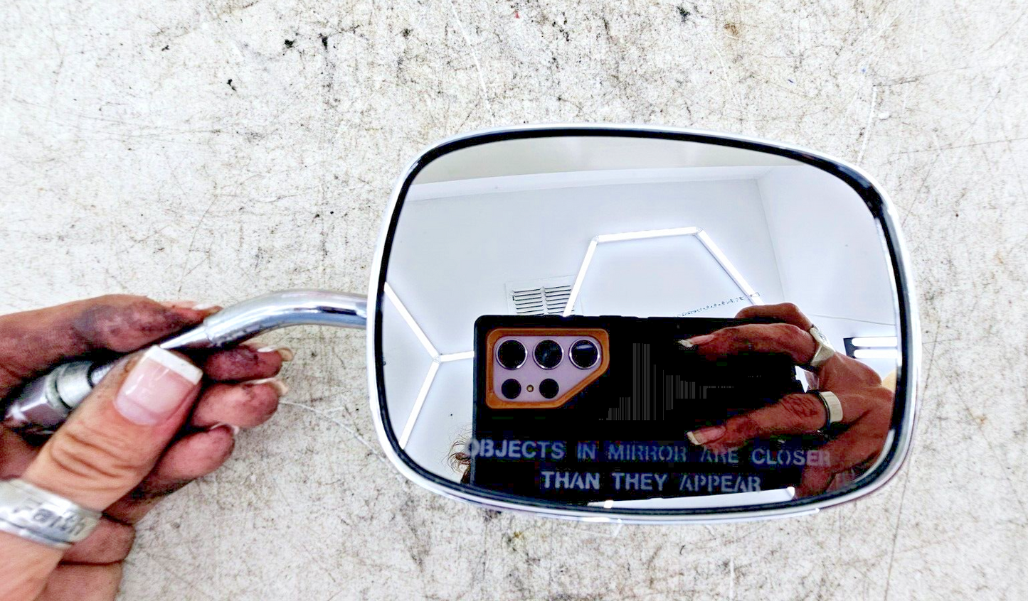 1998 HARLEY FLH ELECTRA GLIDE Chrome Right Mirror OEM HD