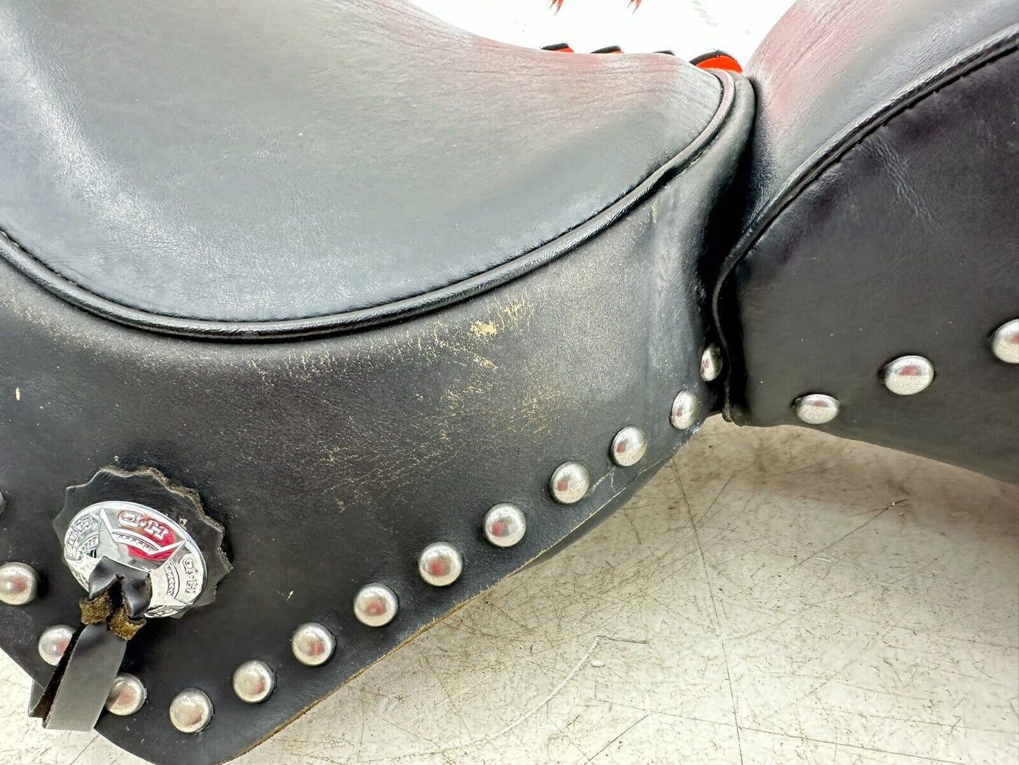 1995 HARLEY SOFTAIL Driver Passenger Seat Saddle 2 Up Studded