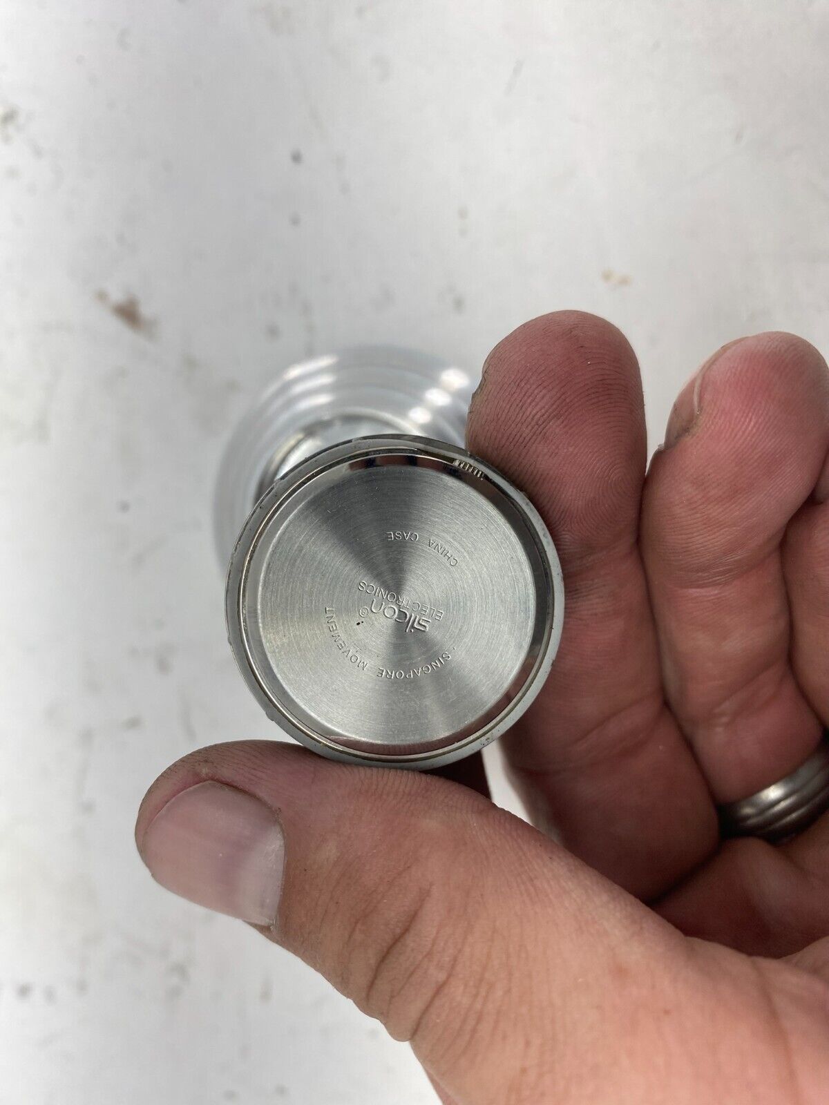2003 HARLEY DAVIDSON SOFTAIL Fork Bolt Threaded Cover w/ Clock Watch
