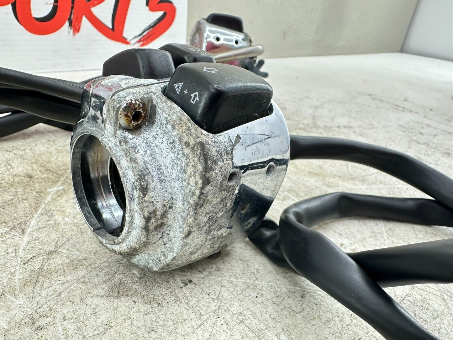 2002 HARLEY SOFTAIL Right Left hand Controls Switch + Throttle Cable