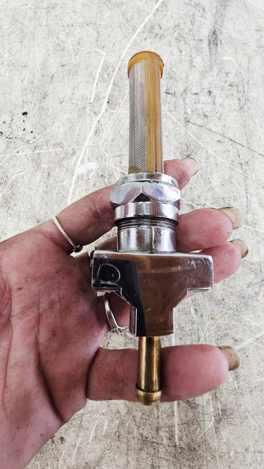 2001 Harley Davidson Sportster Fuel Gas Tank Petcock Shut-Off Valve