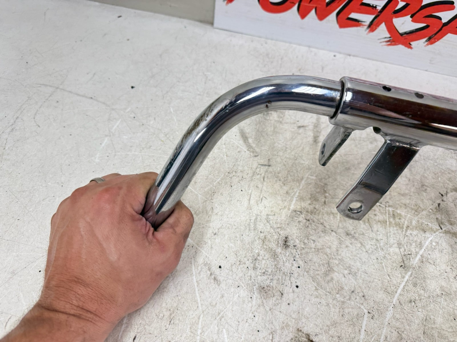 1995 HARLEY FLH ELECTRA GLIDE Chrome Center  Kick Stand