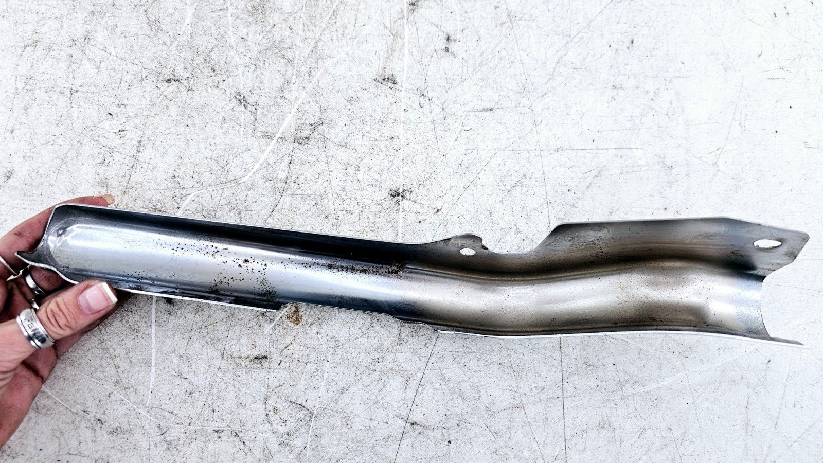 2002 HARLEY ELECTRA GLIDE Chrome Rear Fender Frame Strut Arm Covers