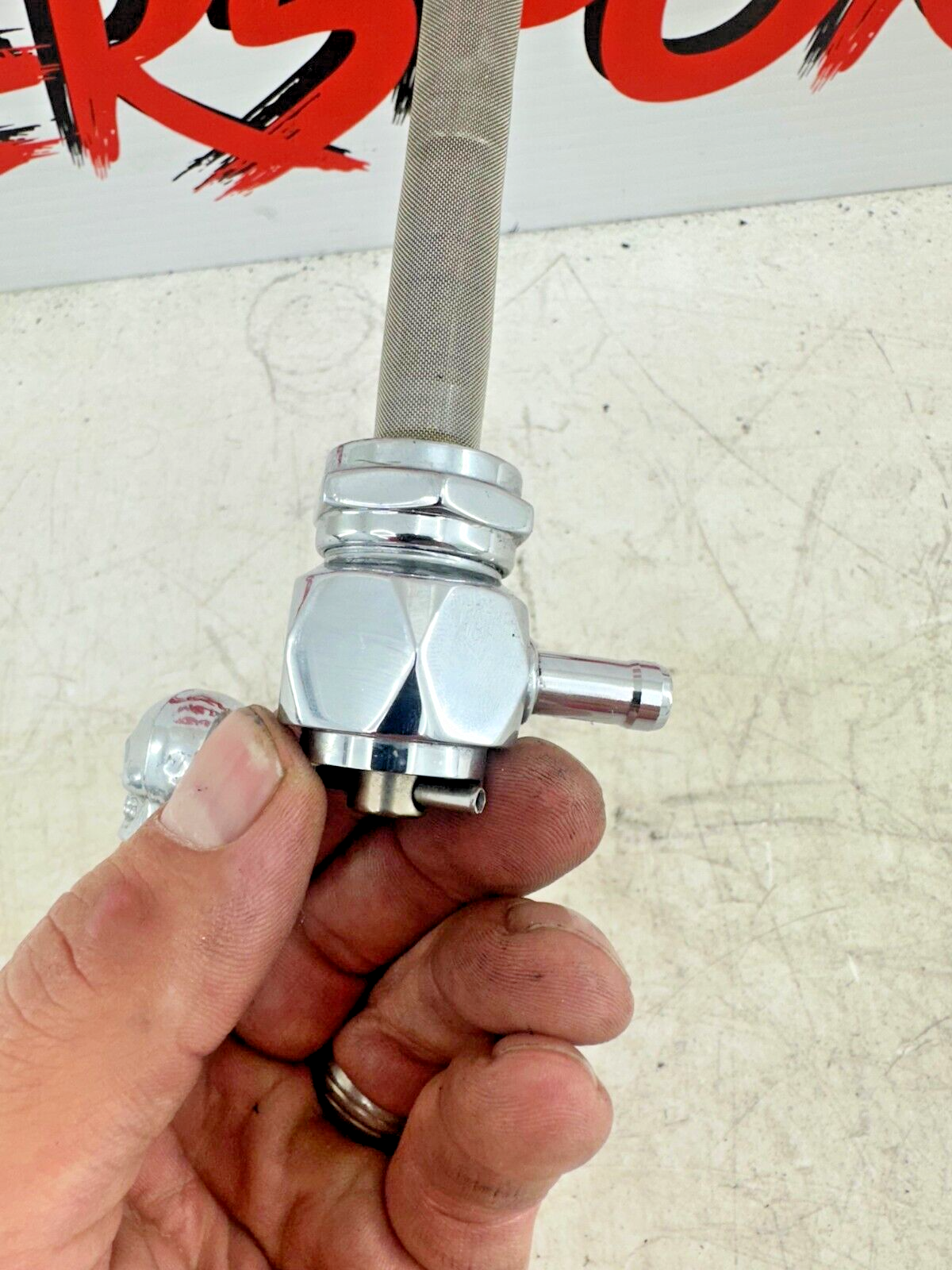 1998 HARLEY DAVIDSON SOFTAIL Pingel Fuel Gas Valve With Skull Lever