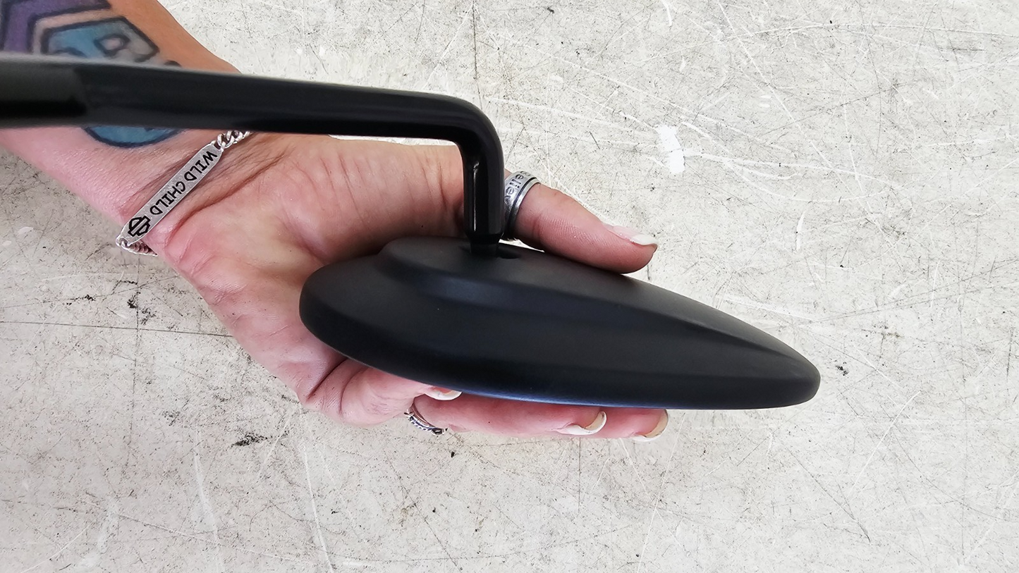 1993 HARLEY SOFTAIL Right Left Mirror Rear View Mirrors Black