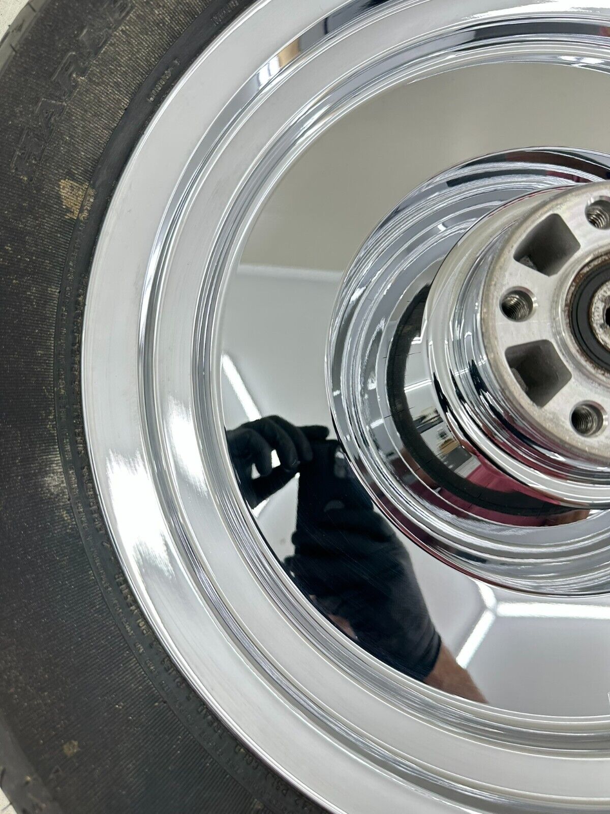 2002 HARLEY DYNA LOW RIDER Solid Chrome Rear Wheel Rim Tire FITS 2000 Up HD