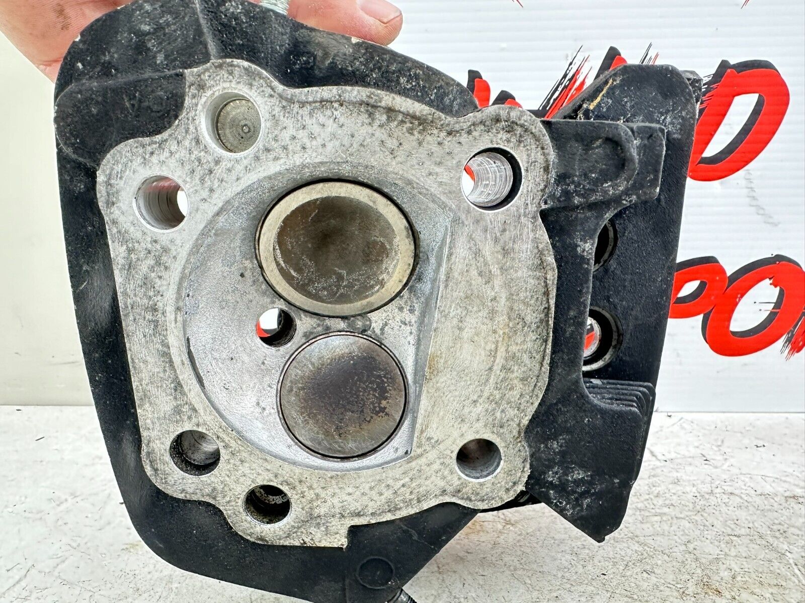 1997 HARLEY DYNA OEM HD Cylinder Heads W/ Valves Front + Rear