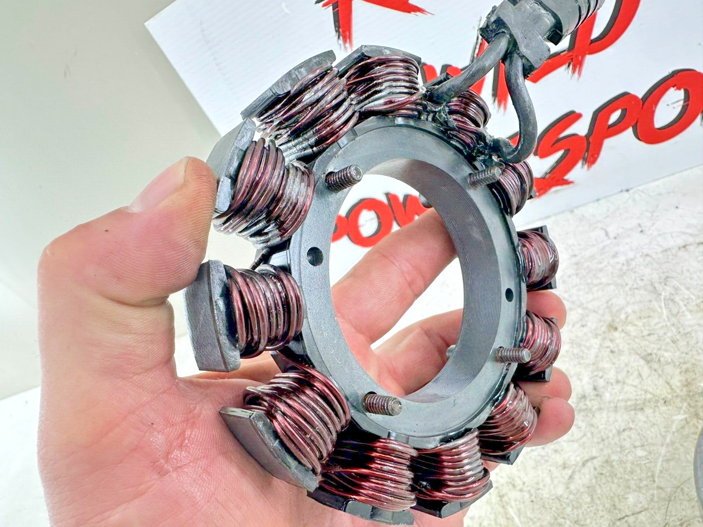 1997 HARLEY DYNA Magneto + Stator 7K Miles OEM HD