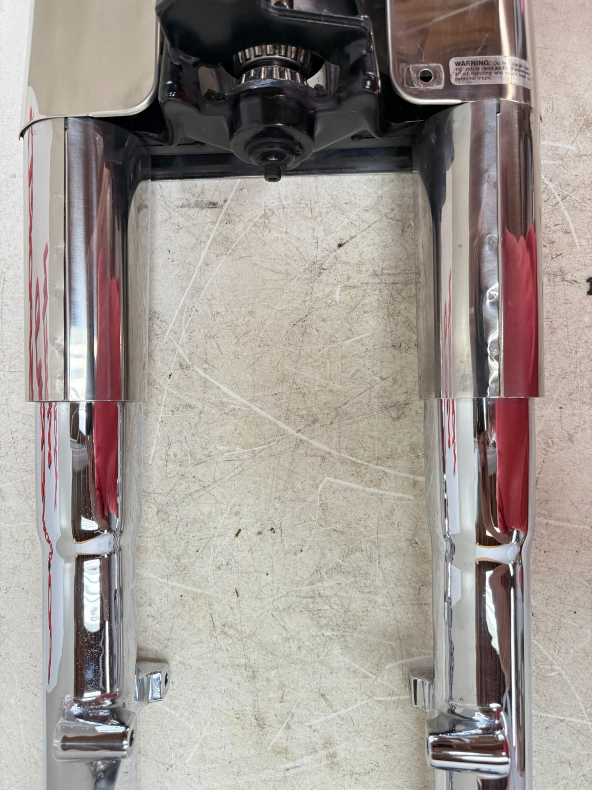 1997 HARLEY DAVIDSON SOFTAIL Chrome Front End Forks Triple Tree Lowers 41mm 