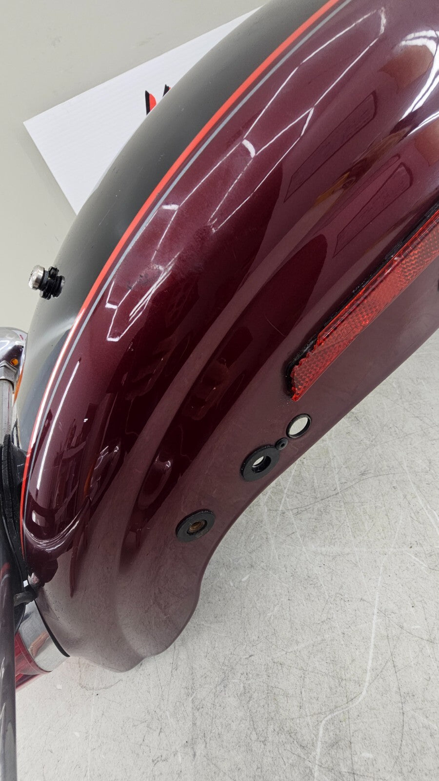 2000 Harley Davidson Sportster Rear Fender Brake Light Turn Signal Bar