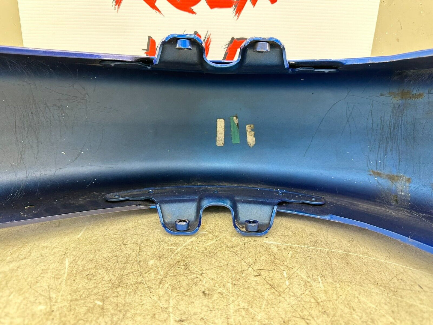 2007 Harley Electra Glide CVO OEM HD Front Fender Lightning Blue Midnight Pearl