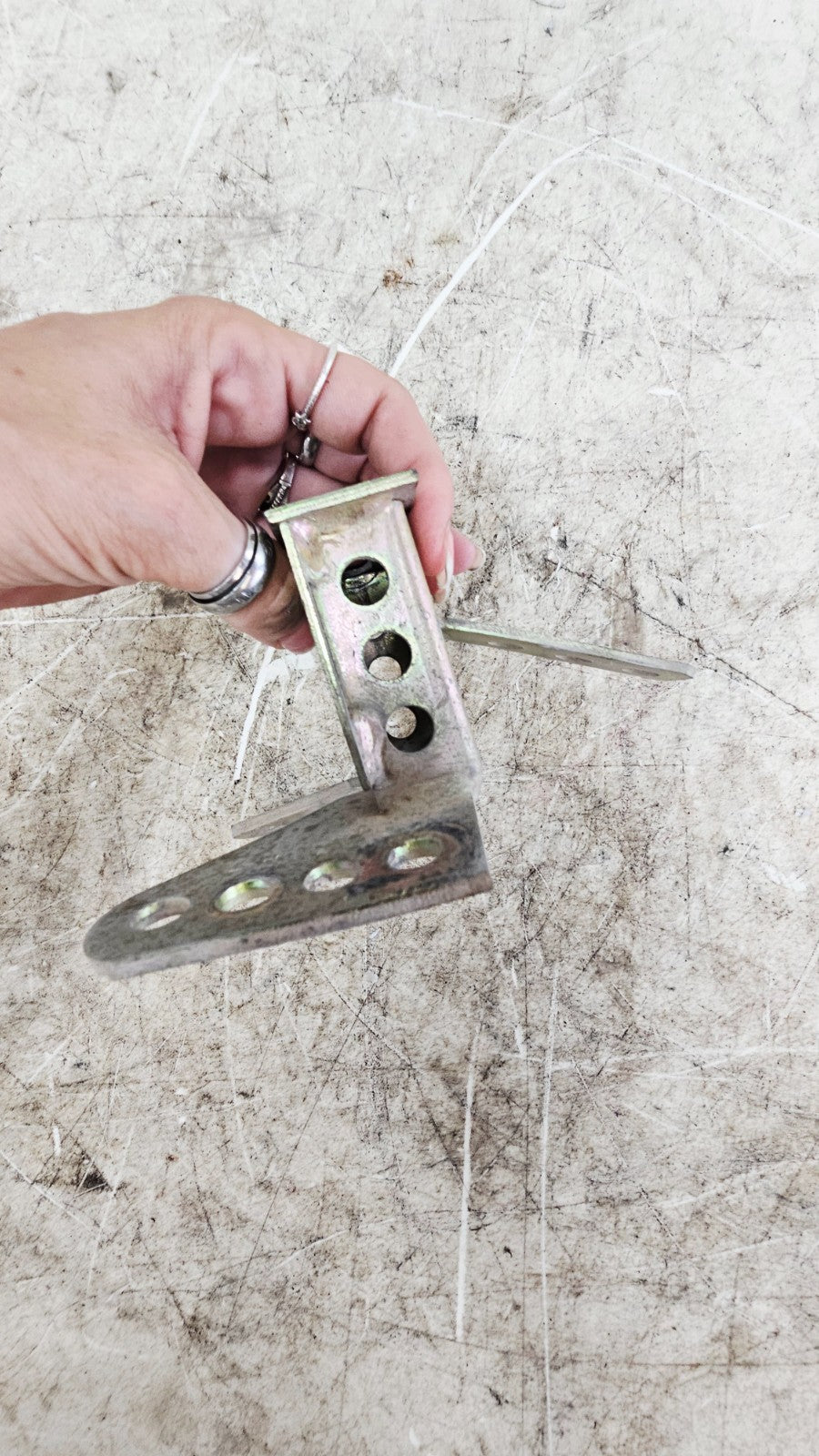 1996 HARLEY FLH ELECTRA GLIDE Driver Backrest Mounting Bracket Frame Dock