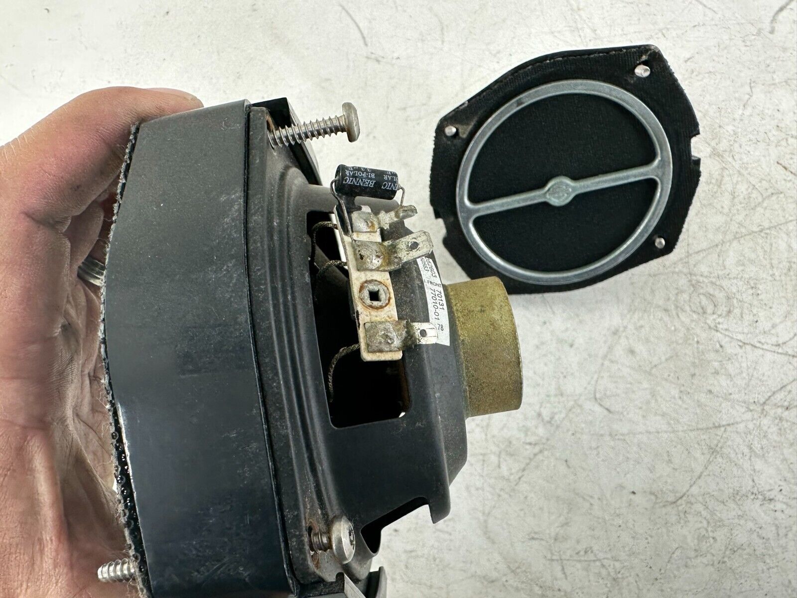 2003 HARLEY FLH ELECTRA GLIDE Main Fairing Batwing Dash Speakers OEM HD