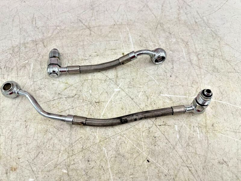 1999 HARLEY FLH ELECTRA GLIDE OEM HD Braided Fuel Lines Pipes