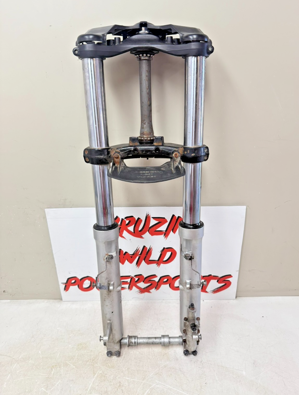 2002 Honda Goldwing GL1800 Forks Front End Suspension Fork Tubes Triple Tree