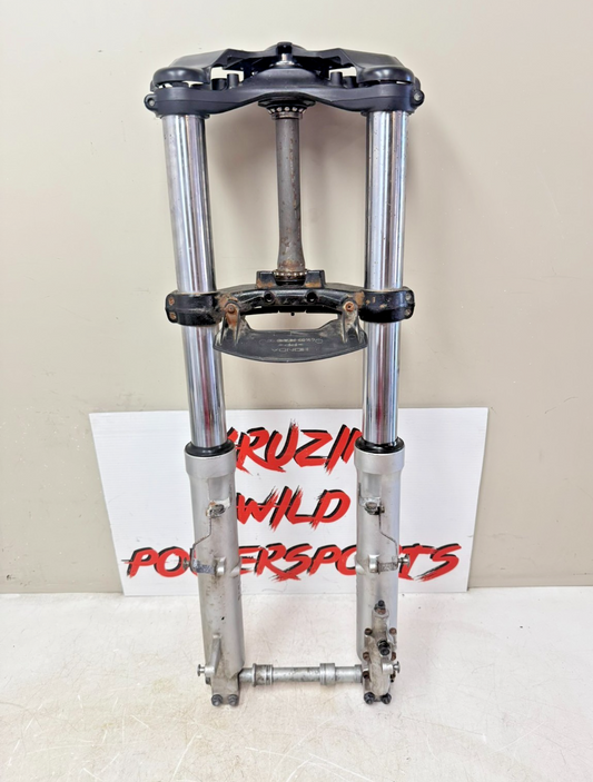 2002 Honda Goldwing GL1800 Forks Front End Suspension Fork Tubes Triple Tree
