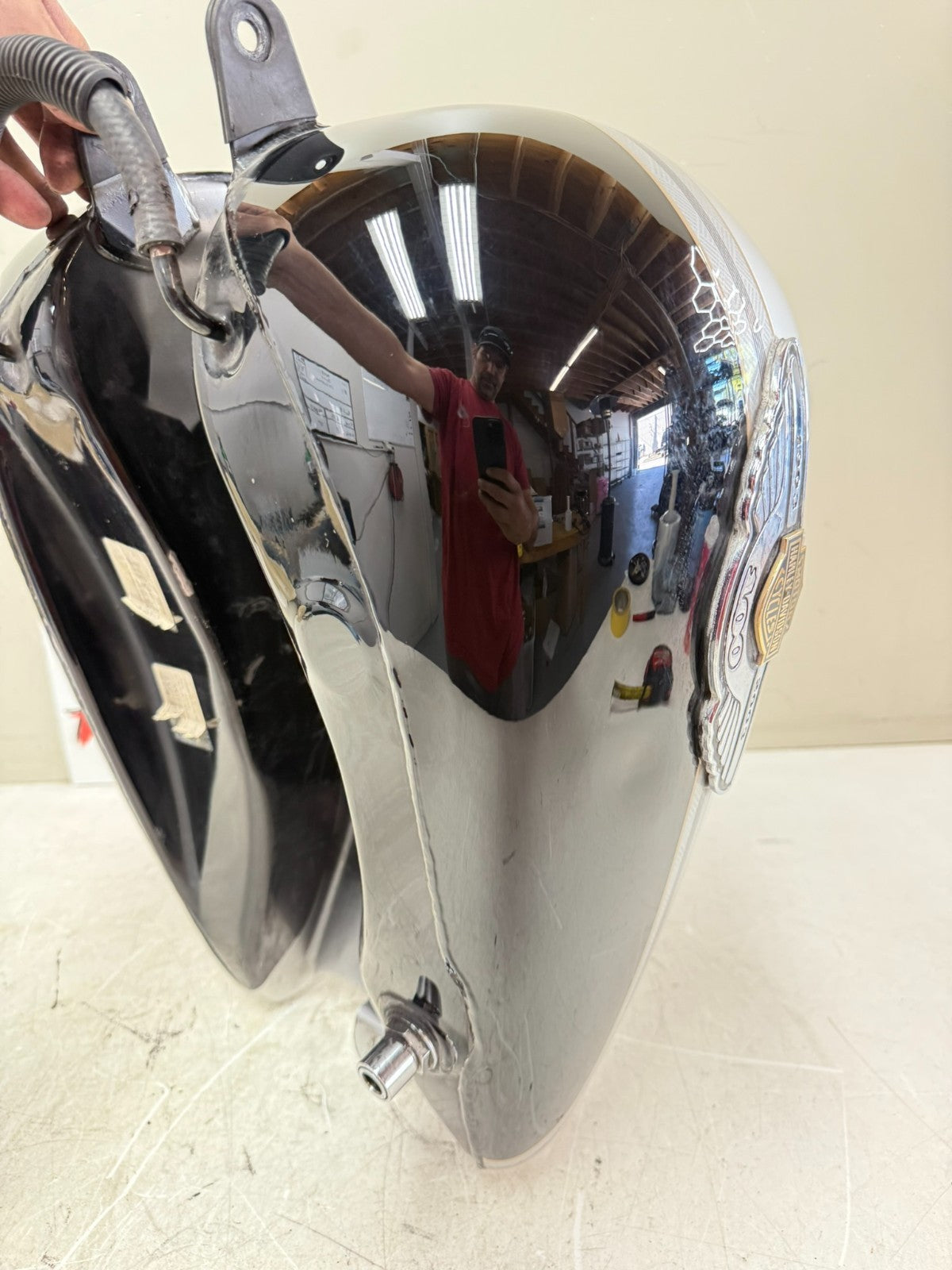 2003 HARLEY ELECTRA GLIDE Gas Fuel Tank Petrol w/ Badges 100th Anniversary