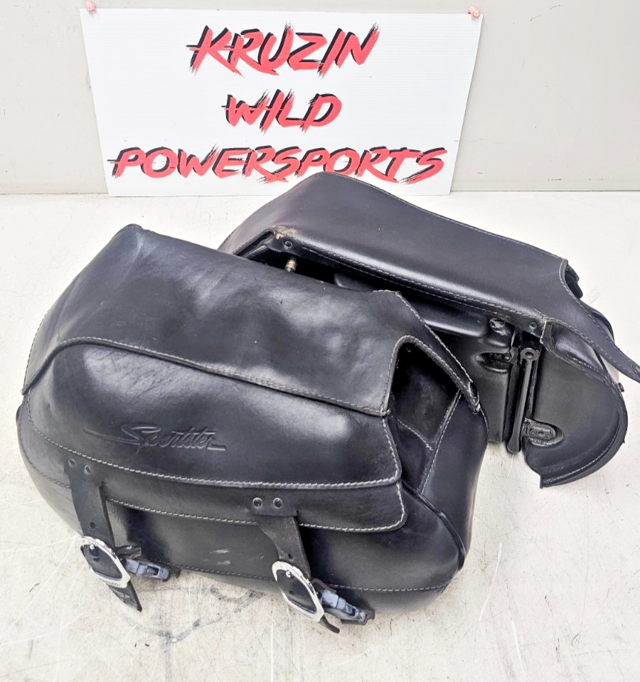 2001 Harley Davidson Sportster OEM Leather Saddlebags