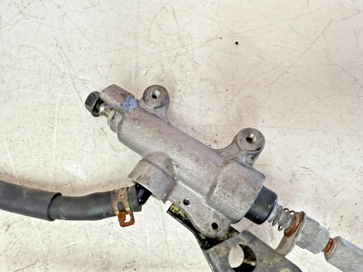 2002 Honda Goldwing GL1800 Rear Brake Master Cylinder & Reservoir Tank