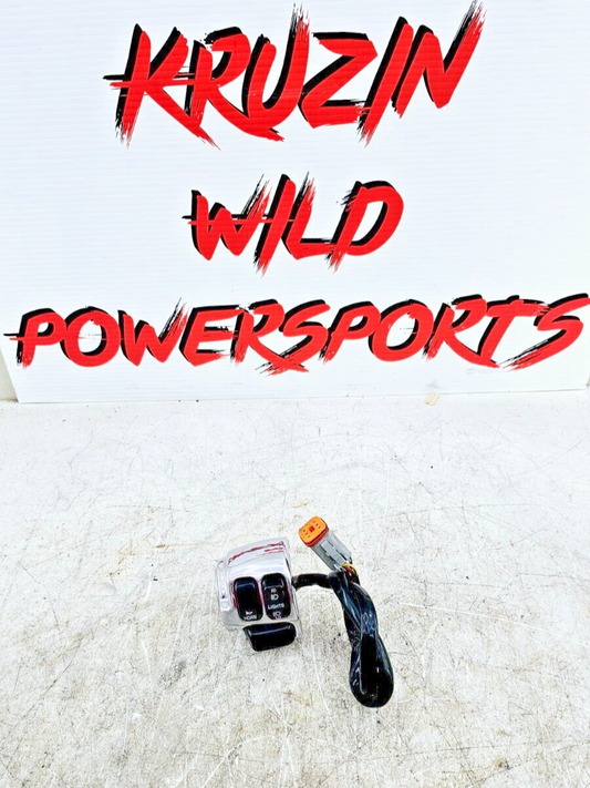 1998 HARLEY FLH ROADKING Left Controls Switch Chrome Housing Horn Turn Buttons