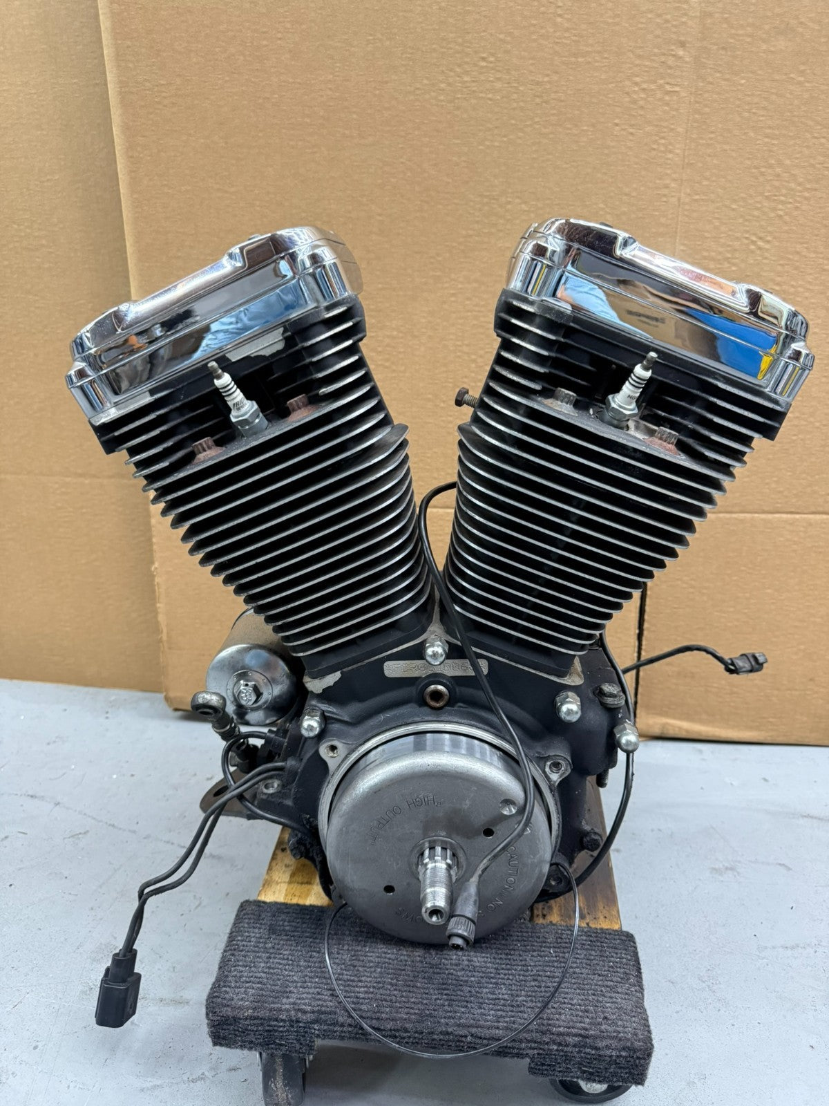 1995 HARLEY FLH ELECTRA GLIDE 1340 EVO Evolution Engine Motor 42k EFI SEE VIDEO