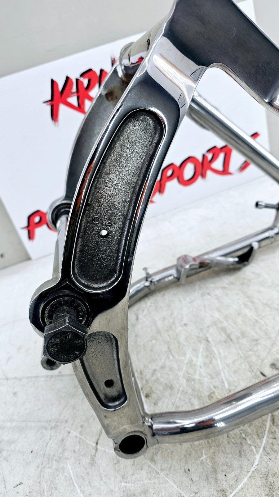 1988 HARLEY SOFTAIL Chrome Swingarm Axle Transmission Mount Bolt