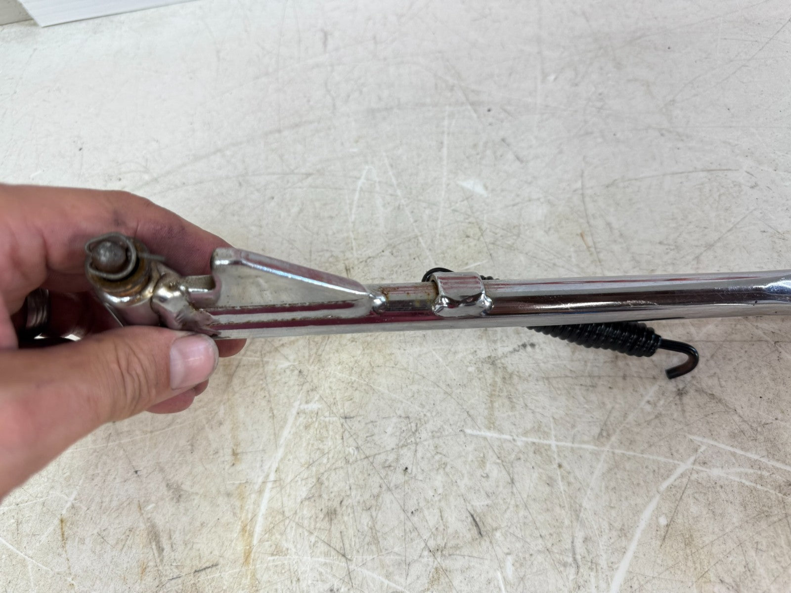 2003 Harley Davidson Sportster OEM Left Side Jiffy Kick Stand & Spring