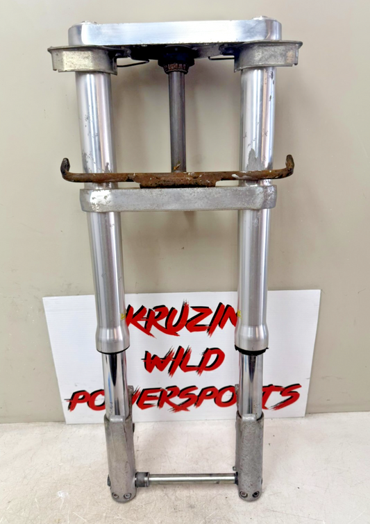 2001 HONDA VALKYRIE INTERSTATE Front End Forks Triple Tree Clamp Straight