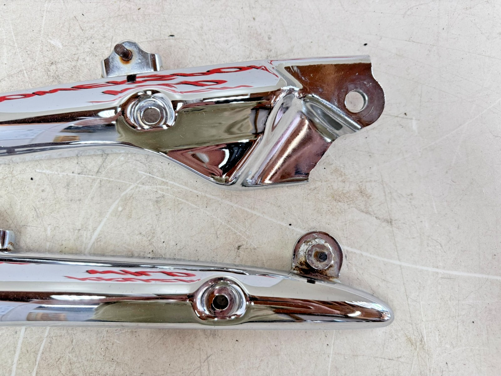 2001 HONDA VALKYRIE INTERSTATE Rear Fender Frame Bar Trunk Bracket Chrome