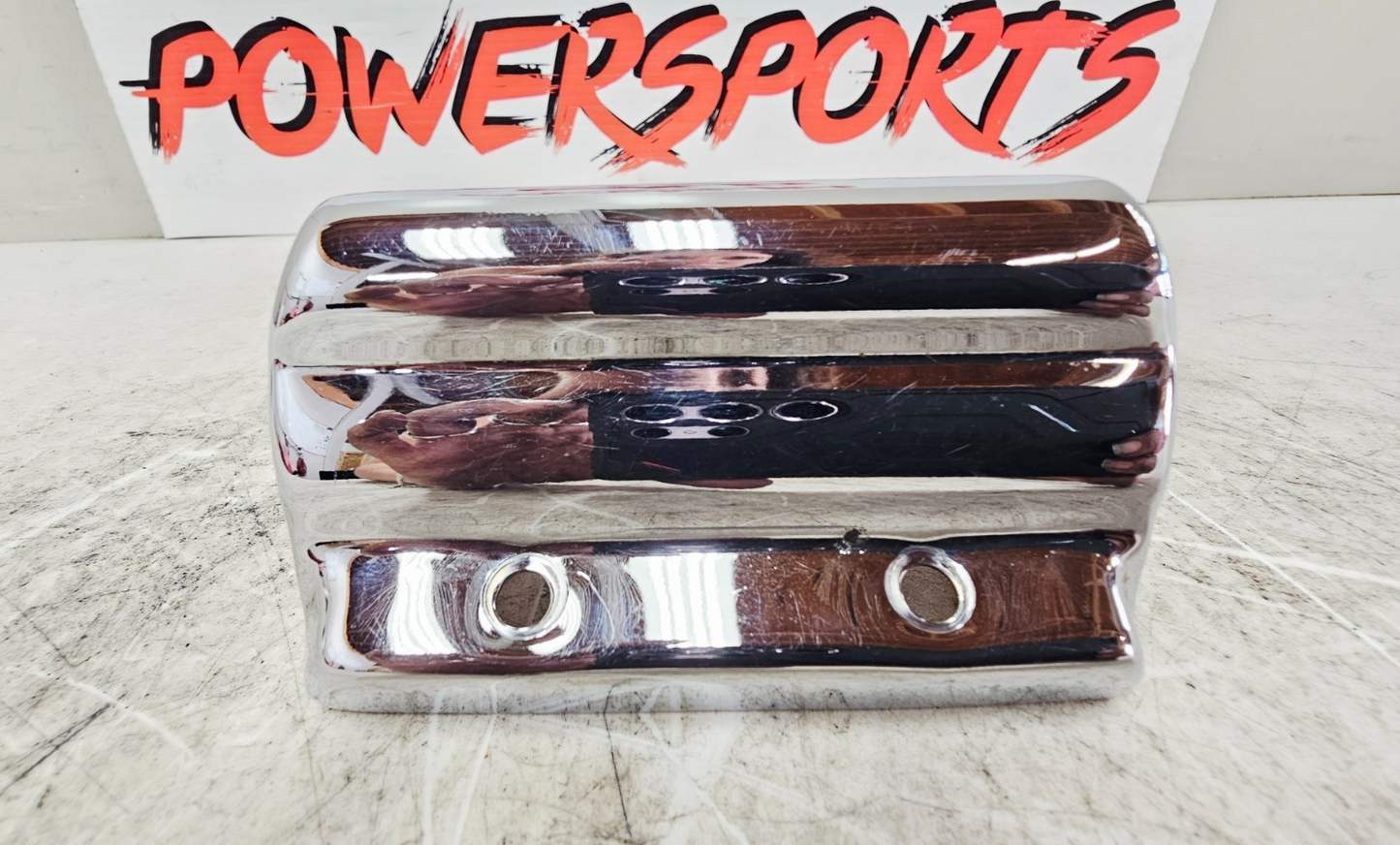 1990 Harley FXR FXRT FXRD FXRS FXLR FXRC Chrome Ignition Coil Cover Guard Trim