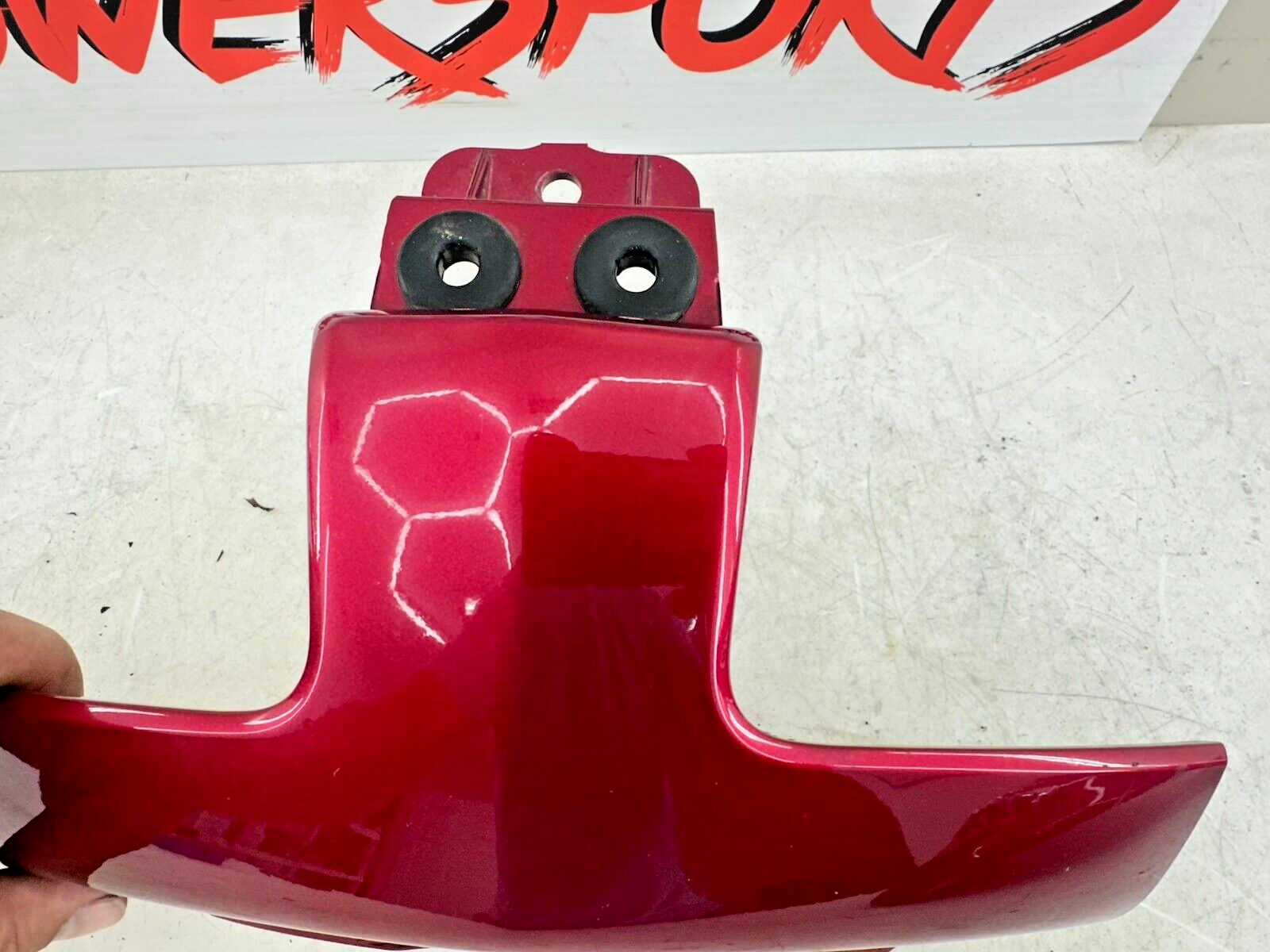 2004 Honda Goldwing GL1800 Red Front Fairing Cowl Lower Center Cover Plastic