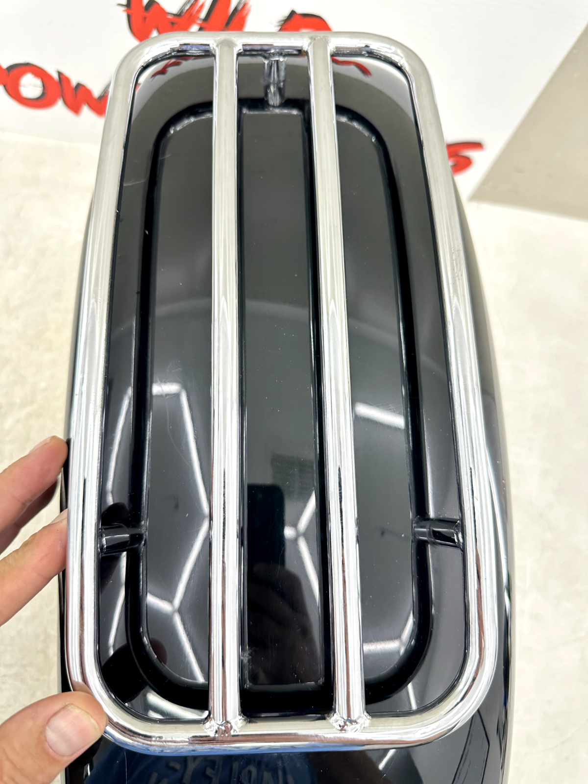 1999 HONDA VALKYRIE INTERSTATE Right Saddlebag w/ Rack + Lid No Cracks