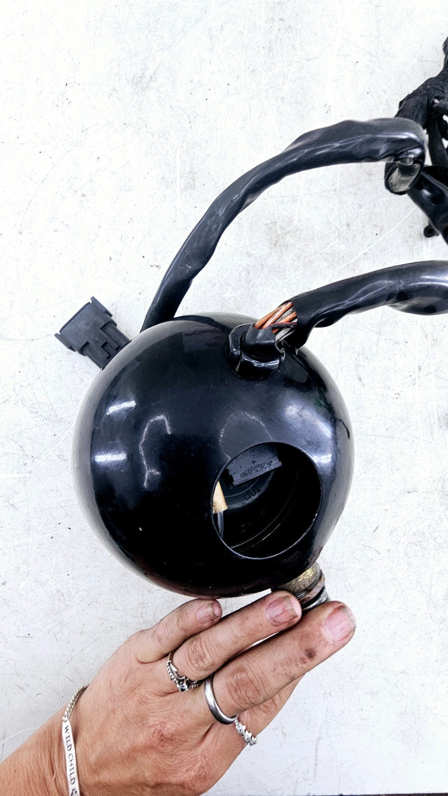 2001 Harley Davidson Sportster Headlight Wiring Harness + Ignition Switch w/ Key